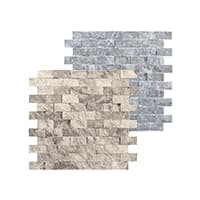 Marble Split Face pool tile — marble split face