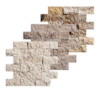 Travertine Split Face NPT pool tile