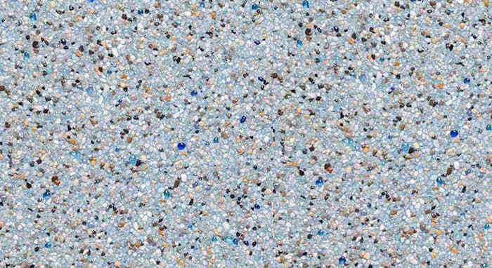StoneScapes Puerto Rico Blend Large: Aqua Blue Large finish