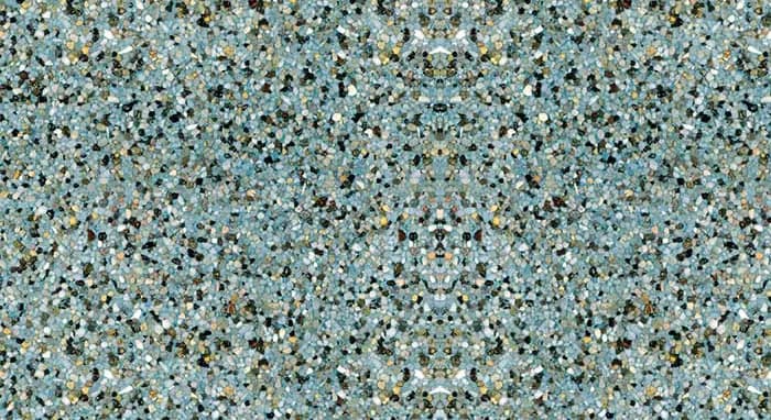 StoneScapes Mini Pebbles: Aqua Blue Mini pool finish sample