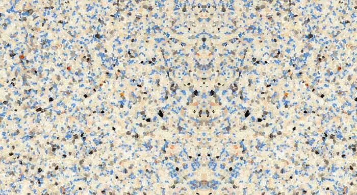 StoneScapes Mini Pebbles: Aqua Cool Mini pool finish sample