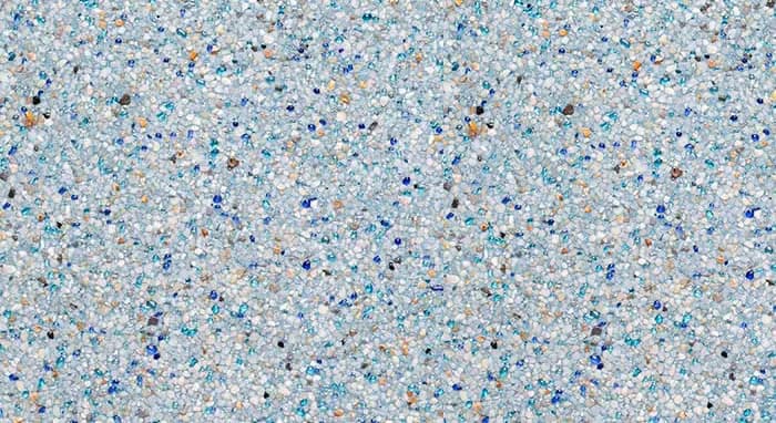 StoneScapes Puerto Rico Blend Small: Aqua White Small finish