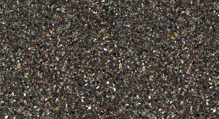StoneScapes Mini Pebbles: Black Mini pool finish sample