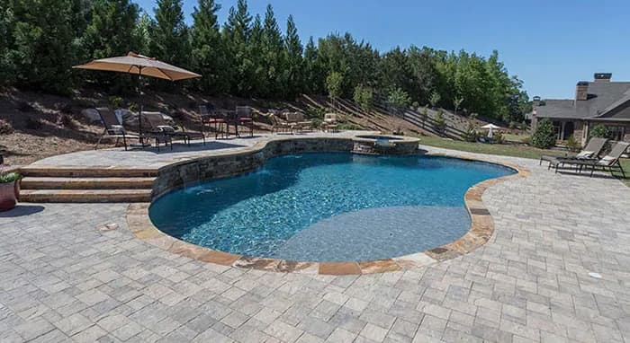 StoneScapes Touch of Glass: French Gray — water color and installed finish