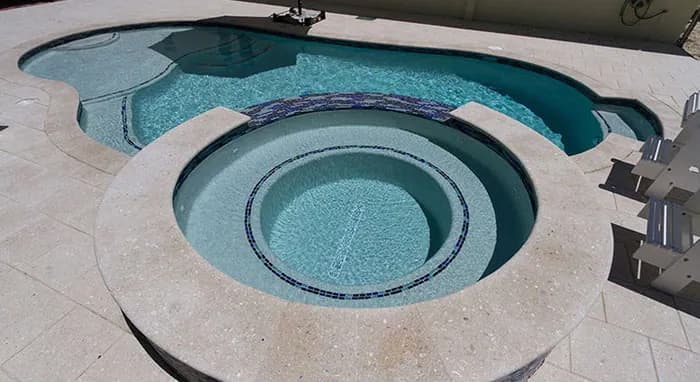 StoneScapes Touch of Glass: Salt and Pepper — water color and installed finish